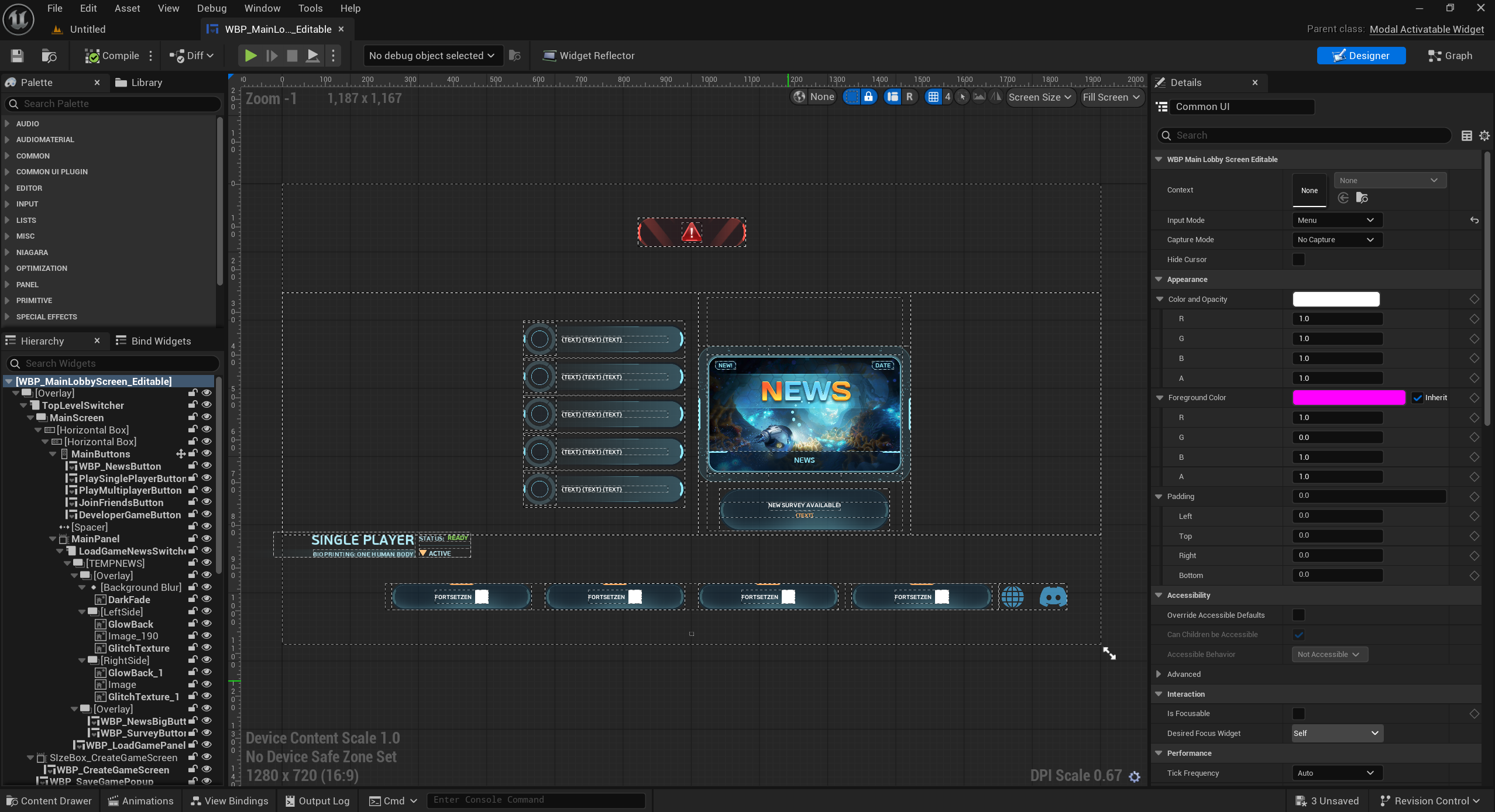 Uncooked Widget